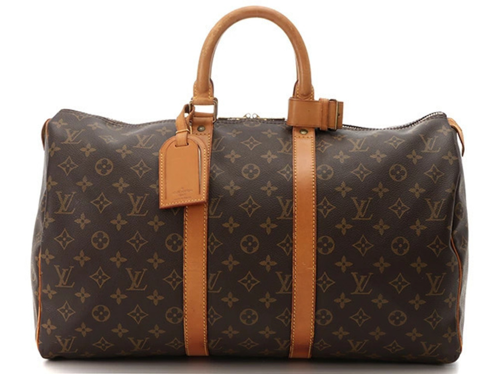 LOUIS VUITTON Keepall Boston Bag Monogram